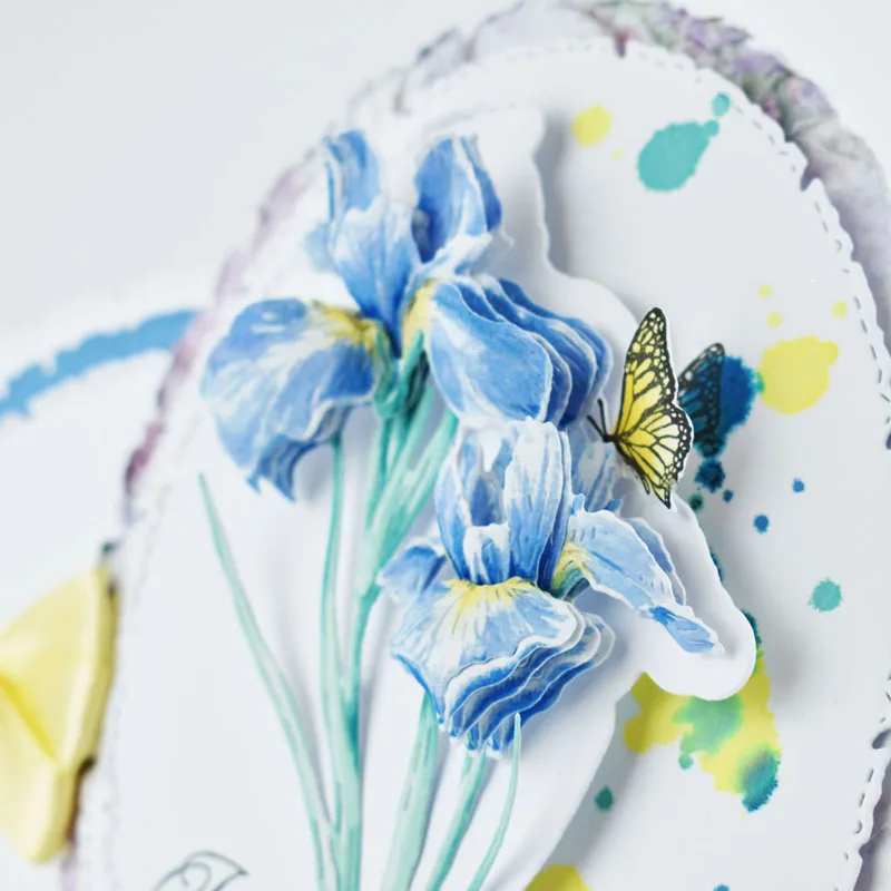 Lucky Goddess Metal Cutting Dies Irregular oval frame diy Scrapbooking Photo Album Decorative Embossing Paper Card Crafts Die
