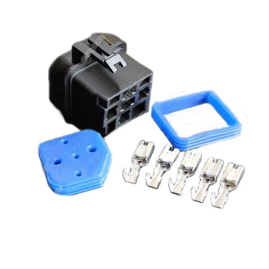 5pcs 12V Car/Auto Relay Waterproof Socket Connector with Terminals and