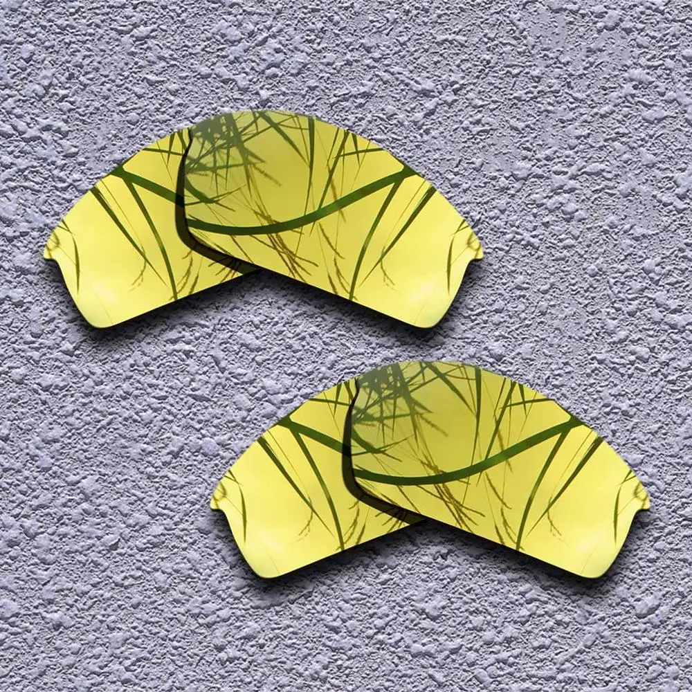 Golden-Golden 2 пары поляризованных сменных линз для солнцезащитных очков Oakley Bottlecap-несколько вариантов - Цвет линз: Golden-Golden