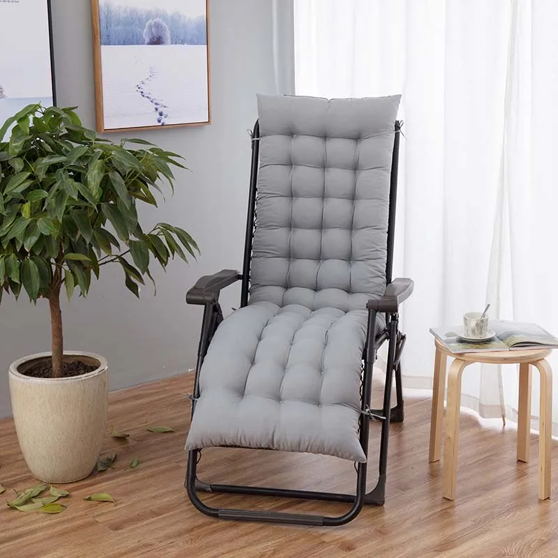 Шезлонг кресло подушка садовая мебель патио стулья подушка для пожилых шезлонг матрас - Цвет: gray