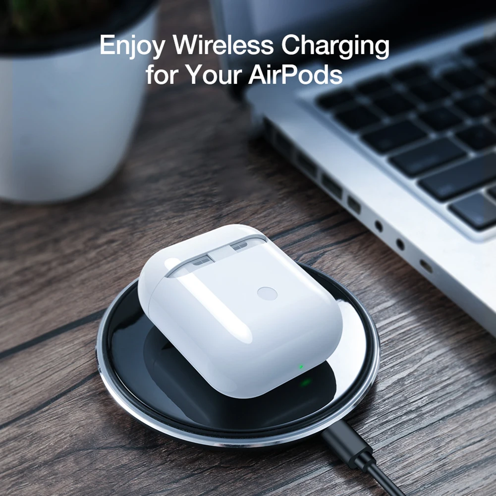 Беспроводной зарядный чехол для AirPod s 1/2, Bluetooth, беспроводные наушники, защитный чехол для Airpod s, аксессуары для зарядного устройства