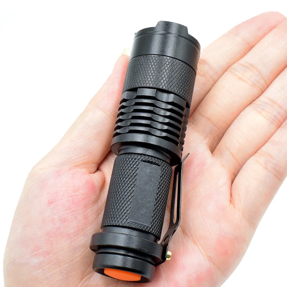 

SK68 300Lumens 3 Modes Adjustable Focus Zoomable Mini LED Flashlight