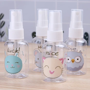 

1PCS Transparent Empty Spray Bottles 30ml/40ml/50ml/75ml/100ml Plastic Mini Refillable Container Empty Cosmetic Containers TXTB1