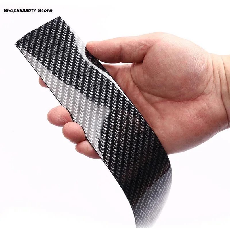 Car Door Protector Carbon Fiber Rubber 3D Scratch Proof Door Sill Protection Goods Moulding Strip For Mazda CX5 CX-5 2018 2019