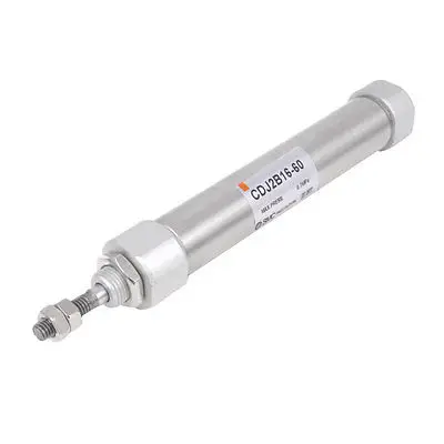

Double Action Single Rod 0.7MPa Mini Pneumatic Air Cylinder CDJ2B 16mm x 60mm