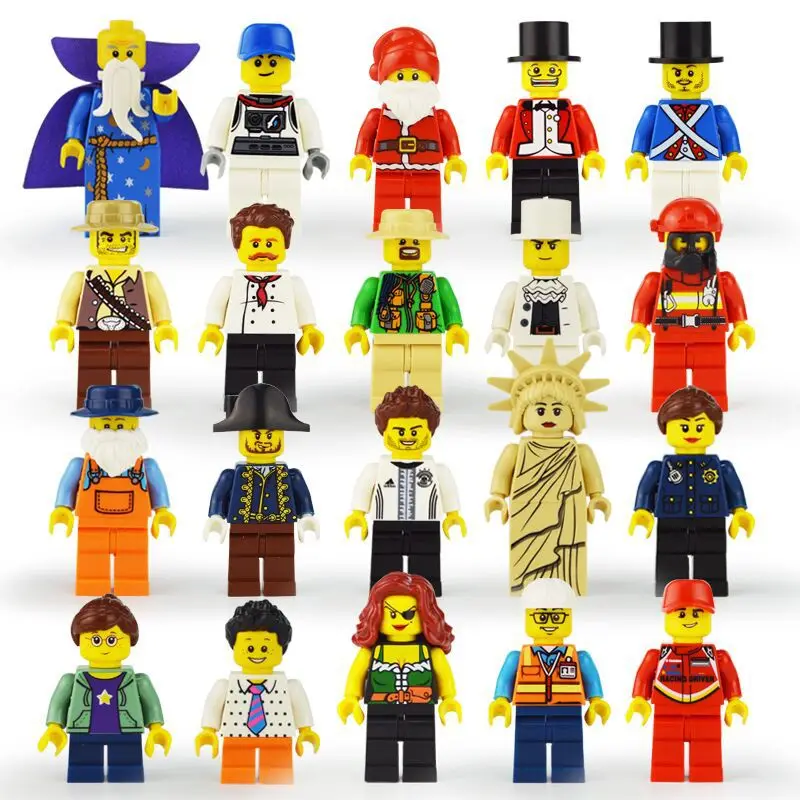 50pcs/lot Model Friends Building Blcoks City Boys Girls Figures Toy Sets Mini Dolls Series Bricks For Children Girl Toys