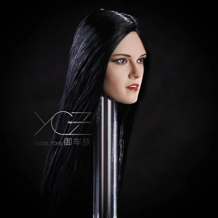 XY001 1/6 женская голова Sculpt Kristen Stewart голова резьба с блонд/черный/коричневый цвет волосы модель для 12 ''Suntan тела