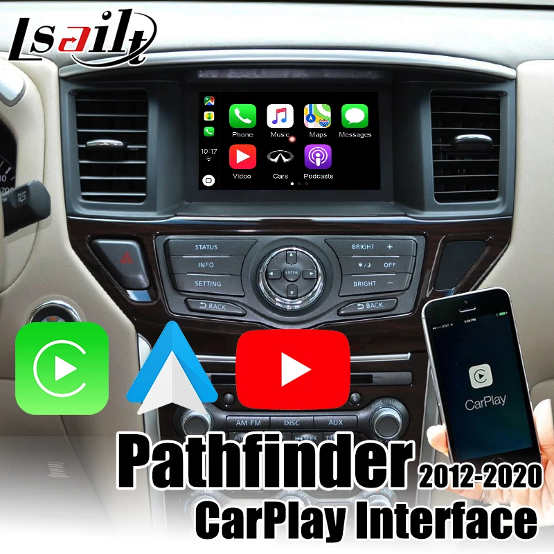 wireless apple carplay android auto interface for nissan pathfinder 2013 2017 original screen upgrade with youtube vehicle gps aliexpress us 425 0 15 off wireless apple carplay android auto interface for nissan pathfinder 2013 2017 original screen upgrade with youtube vehicle gps