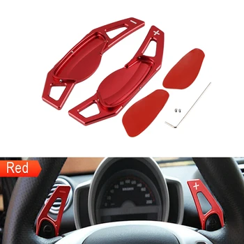 

1 Pair ering Wheel Gear Shift Paddle Extension Red For Smart Fortwo W451 2007 2008 2009 2010 2011 2012 2013 2014