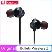 Oryginalne słuchawki Oneplus Bullets bezprzewodowe słuchawki Z Bluetooth AAC dynamiczne sterowanie magnetyczne dla Oneplus 8 Pro 7T 7 Pro
