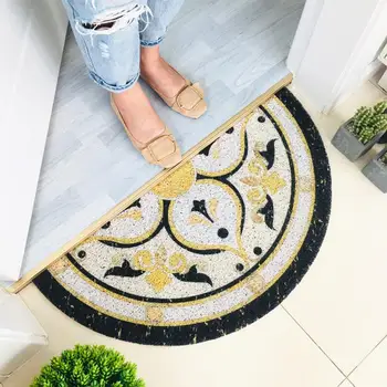 

Anti Slip Floor Mat Dustproof Water Absorbent Marble Pattern Bedroom Hotel Kitchen Bathroom Practical Entrance Office Front Door