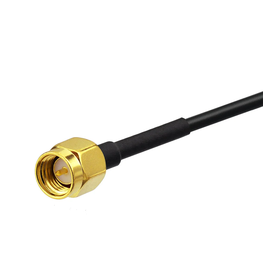 Superbat Car Radio Aerial Amplified Internal Glass Mount Antenna with SMA to F Adapter for DAB/DAB+ AutoDAB Radios