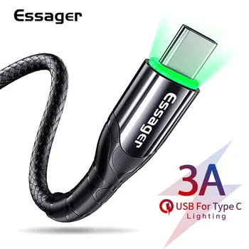 

Essager New Style Android Type-c Data Line Suitable for Huawei Mi Phone Data Line 3A Fast Charge Line
