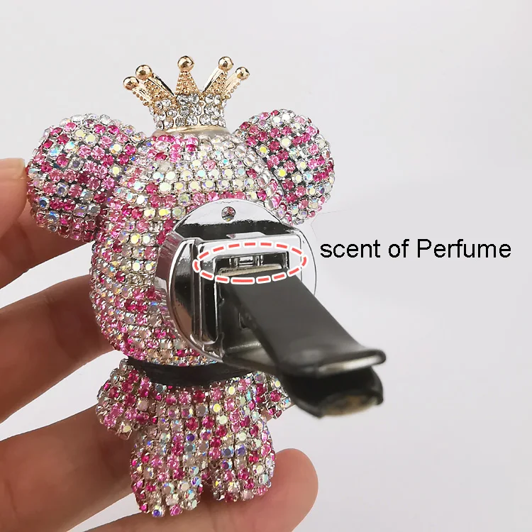 Creative-Diamond-Crystal-Diffuser-Car-Decor-Cartoon-Gloomy-Bear-Car-Perfume-Fragrance-Clip-Auto-Vent-Air-Freshener-4