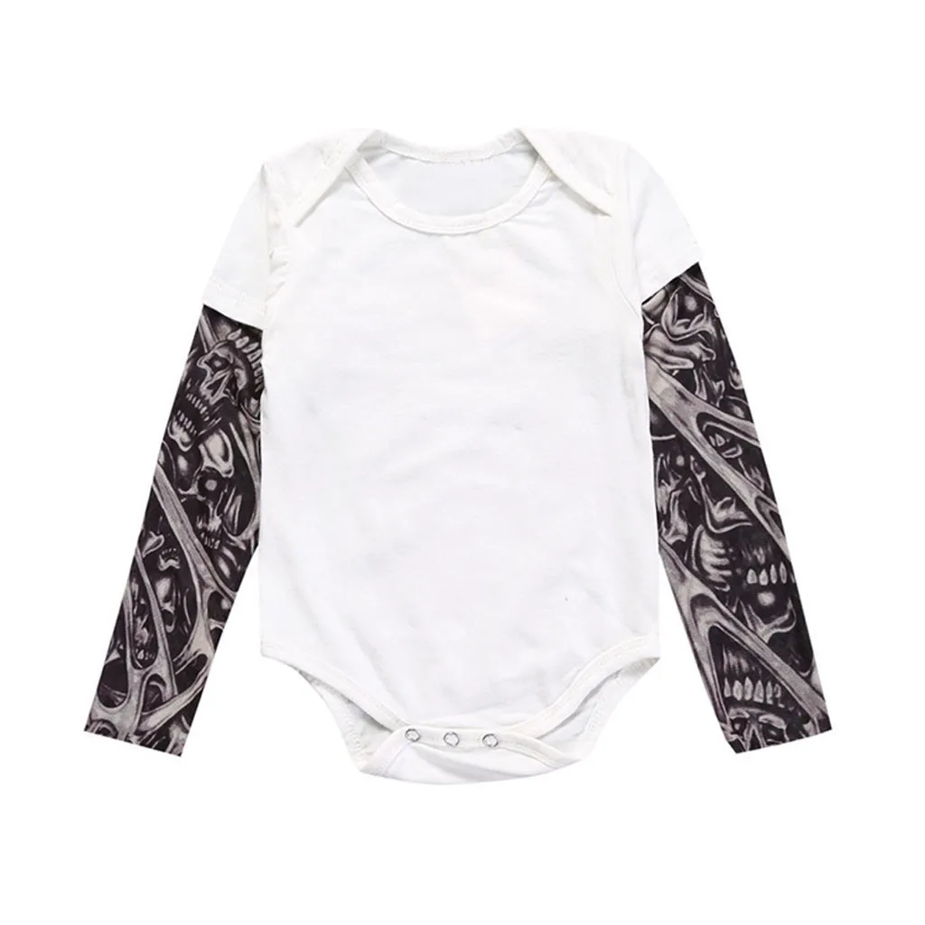 new born baby clothes baby boy romper winter clothes costume romper onesie disfraz bebe halloween Long Sleeve Patchwork 6-24m Z4