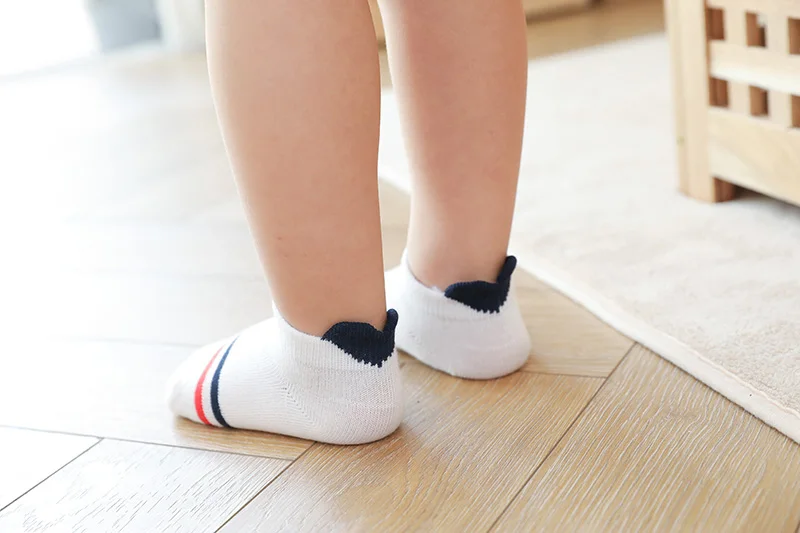 Baby's Red Detail Socks 5 Pairs Set