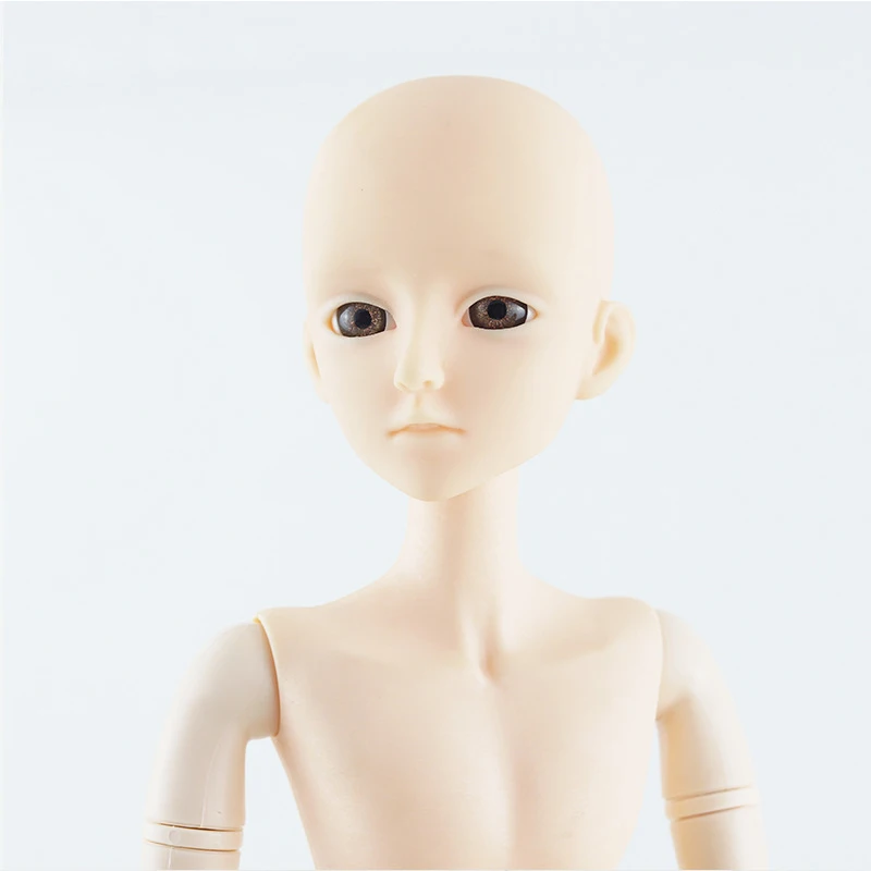 21 подвижные шарнирные BJD мужские куклы игрушки с 3D глазами 60 см Обнаженная голова тела Bjd куклы игрушки для девочек Рождественский подарок