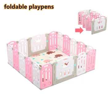 

Baby Playpens Indoor Kids Game Fence Children Play Fence Kids Activity Gear Environmental Protection HDPE Safety Play Yard