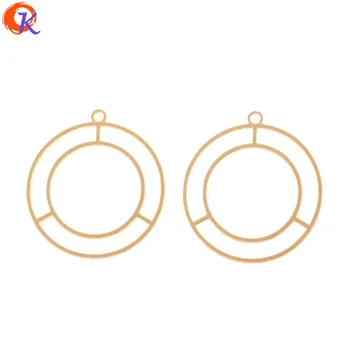 

Cordial Design 100Pcs 35*38MM Jewelry Accessories/Earrings Connectors/Charms/Round Shape/DIY Making/Hand Made/Earring Findings