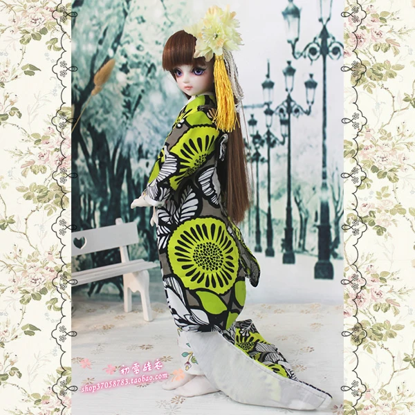 1/4 1/3 BJD аксессуары Кукла Одежда японское кимоно юката+ сумочка Набор для BJD/SD, не включает в себя куклы, обувь, парик и другие E2521