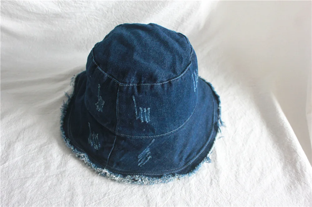 denim bucket hat