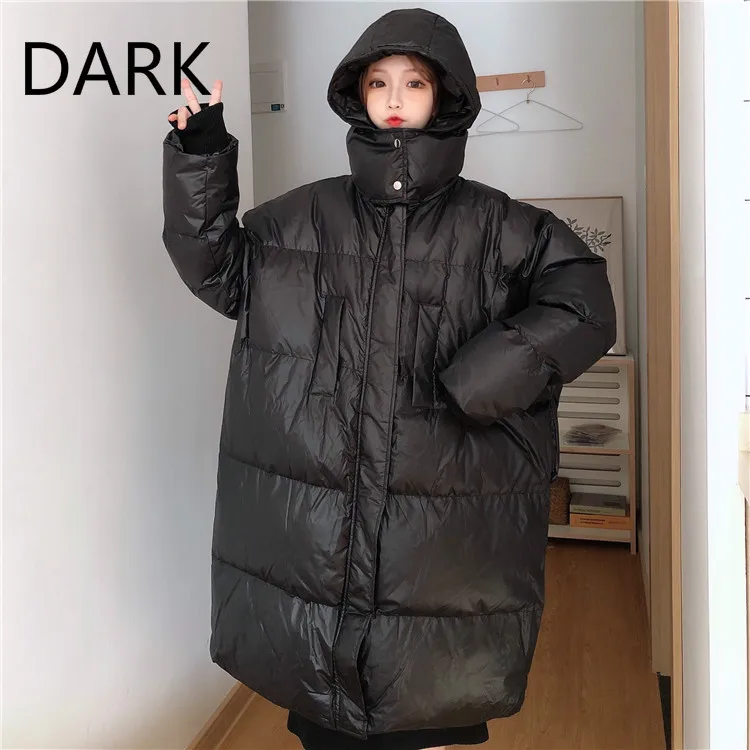 2020 зимнее Свободное пальто для мяса утолщенное хлопковое средней длины с