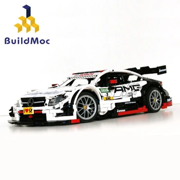 

BuildMOC Compatible Le High Tech Series Remote Control Four Wheel Drive SMART Mercedes-Benz G500 AMG C63 Off Road Vehicle