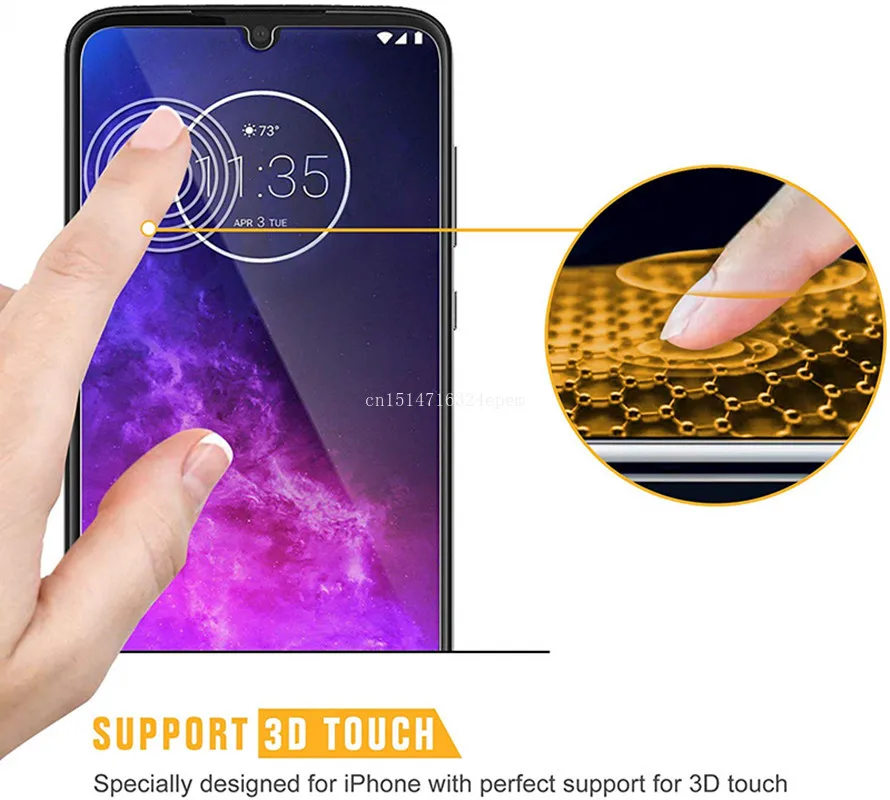 2 шт закаленное стекло для Motorola One zoom/action/Vision протектор экрана для Motorola Moto One zoom стеклянная защитная пленка