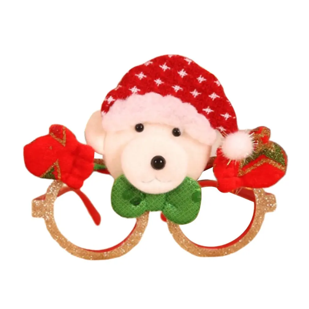 Рождественские декоративные очки для взрослых и детей, рождественские подарки, праздничные принадлежности, вечерние, креативные очки для пожилых людей - Цвет: as show