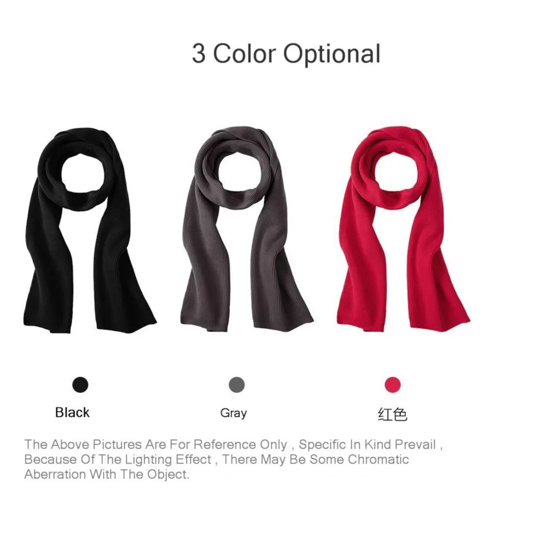 Xiaomi дикий вязаный шарф сглаживающий кожу Держите подальше от статического электричества Xiomi шарф для мужчин женщин простой+ Универсальный