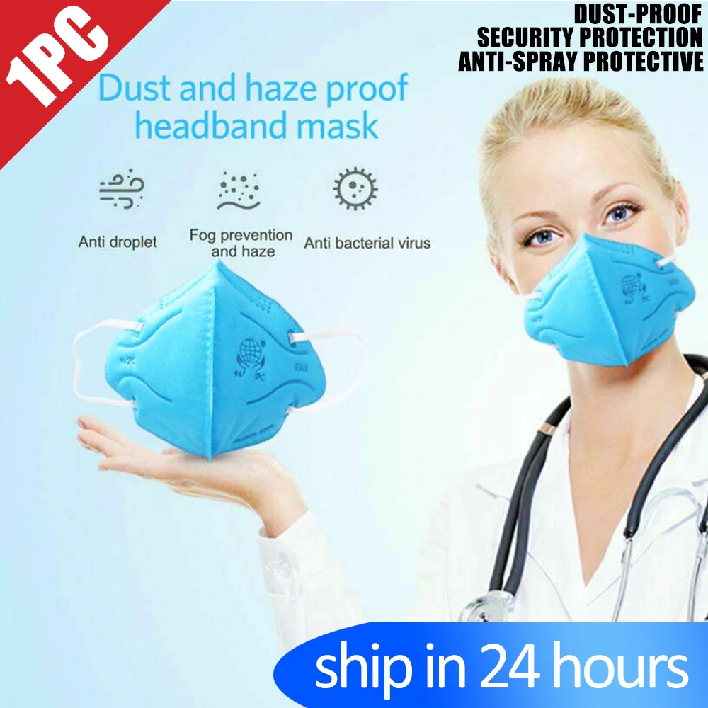 

KN95 Protective Face Mask Anti-dust Bacterial Proof Filter Cover PPE Labor Protection Safety Respirator Features as KF94 FFP2