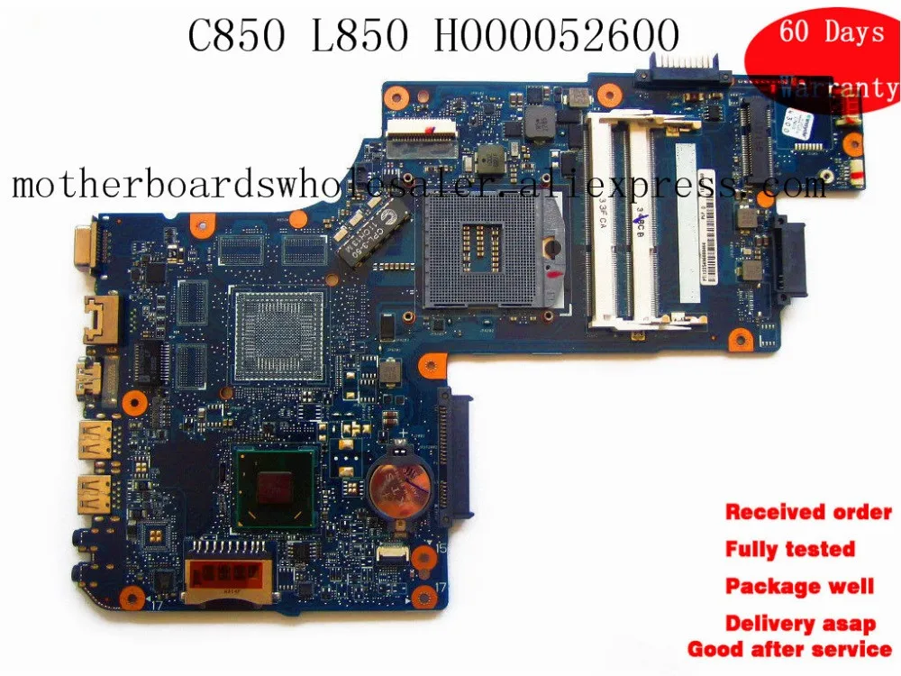 Материнская плата Scheda Madre для Toshiba Satellite C850 C855 L850 L855 H000052600 рабочая и полностью