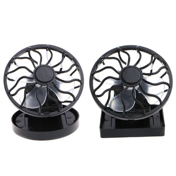 

Mini Portable Clip-On Solar Panel Powered Cooling Fan For Travel Camping Fishing