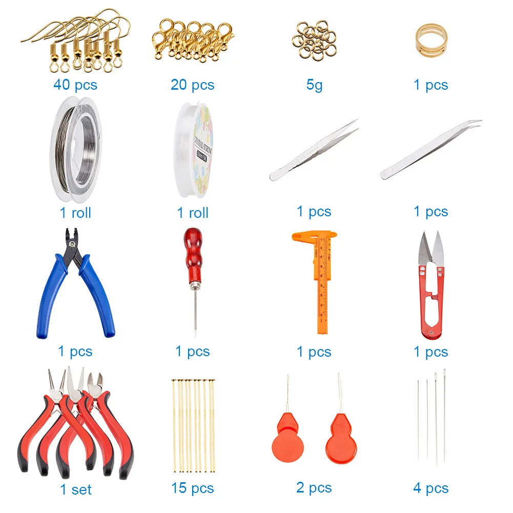 ICNWAYJewelleryMakingToolSetEarringEarringDiyMaterialBag