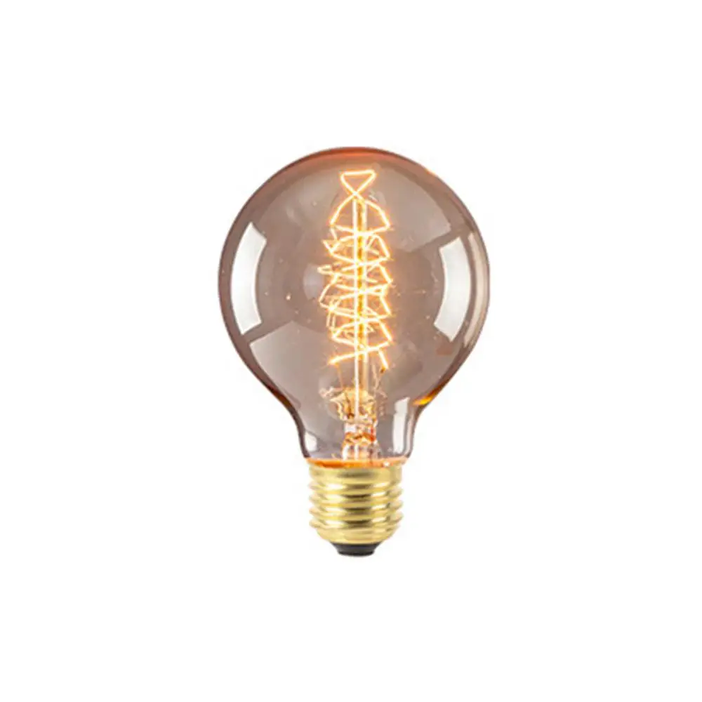 G80 spiral Ретро Edison led светильник лампочка E27 220V ST64 G80 G95 G125 лампа накаливания Подвесная лампа-канделябр дома Винтаж Декор лампада - Цвет: G80 spiral