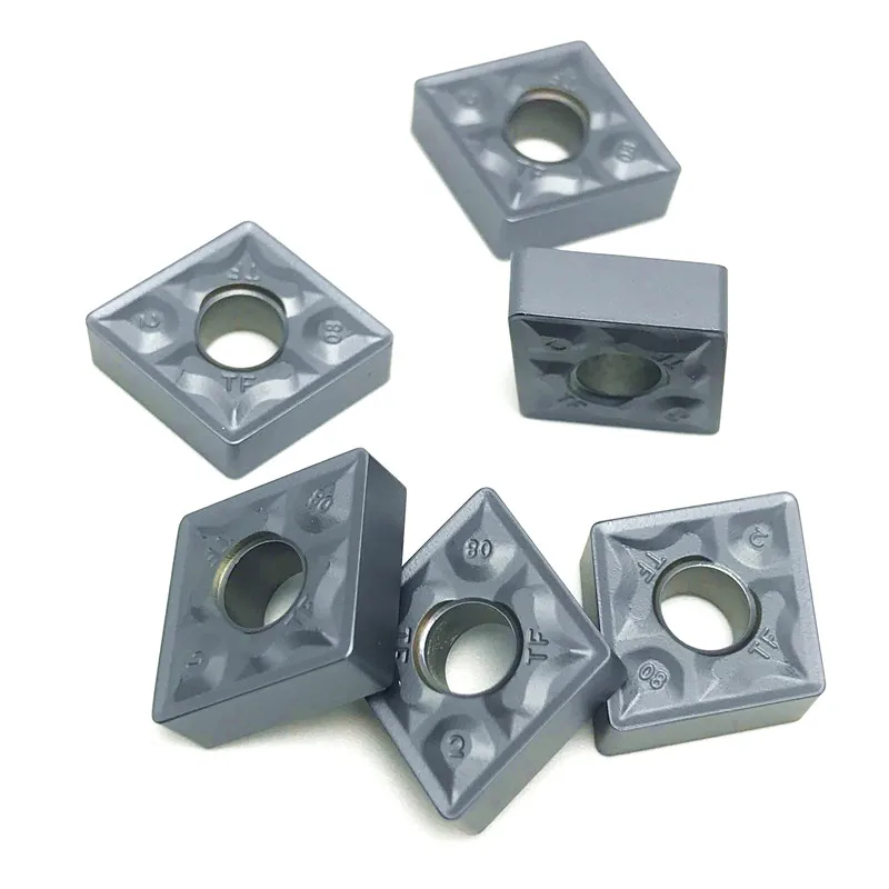 20PCS Carbide tool CNMG120404 TF IC907 metal turning lathe tool cnmg 120404 machine tools parts steel processing carbide insert