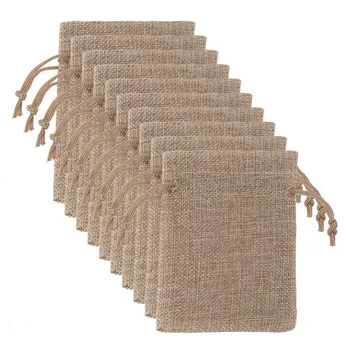 

Storage Bag Candy Bag Wedding Party Decorative Holiday Gift Sack Linen Bag polyester fibre Home Organization Practical Aug15