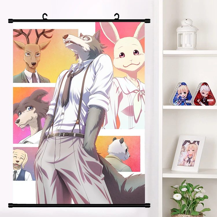2019 новый аниме BEASTARS Legosi Louis Хару Jono Gouhin настенные картины плакат прокрутки холст