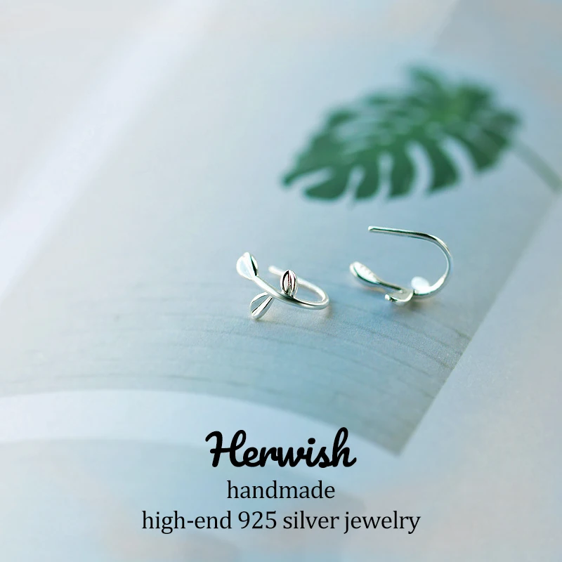 Серьги-гвоздики Herwish Flower Buds из стерлингового серебра 925 пробы 3 стиля в 1 простые