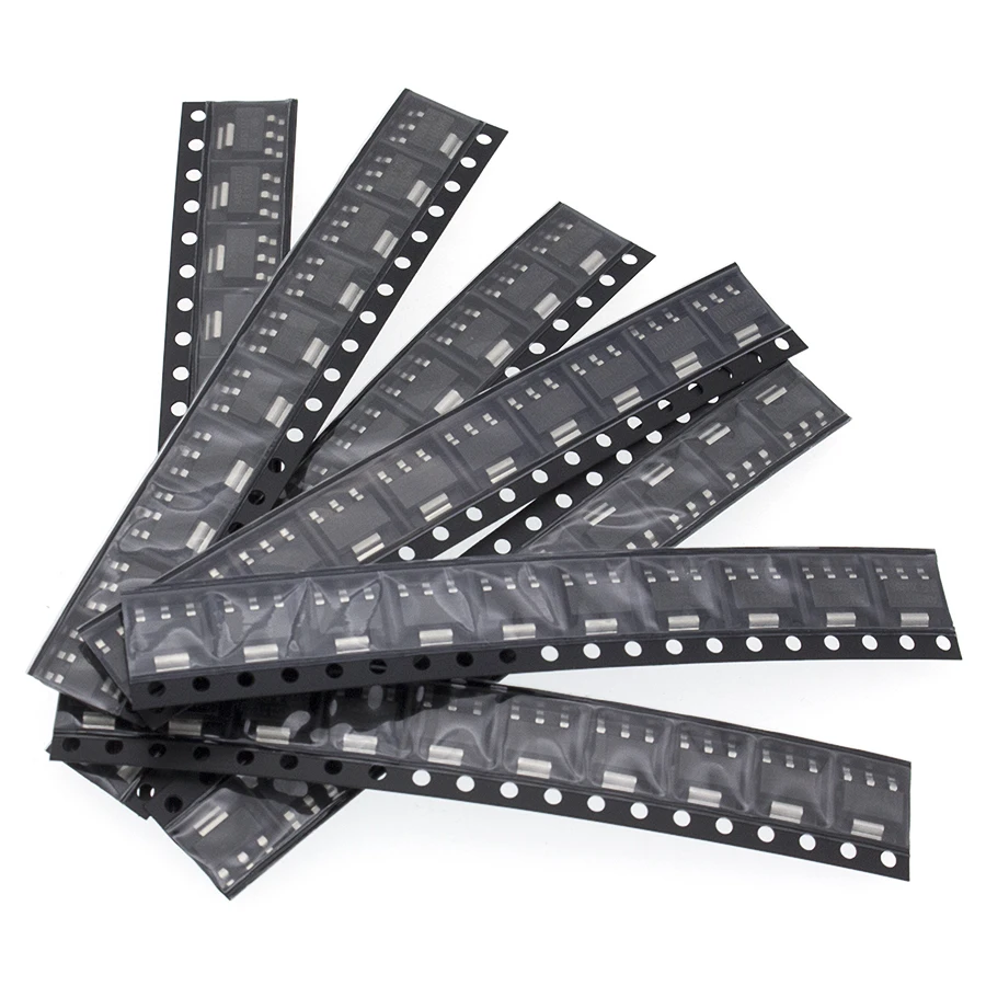 70pcs = 7 Kinds *10pcs Ams1117 Kit Ams1117-adj Ams1117-5.0v Ams1117-3 ...