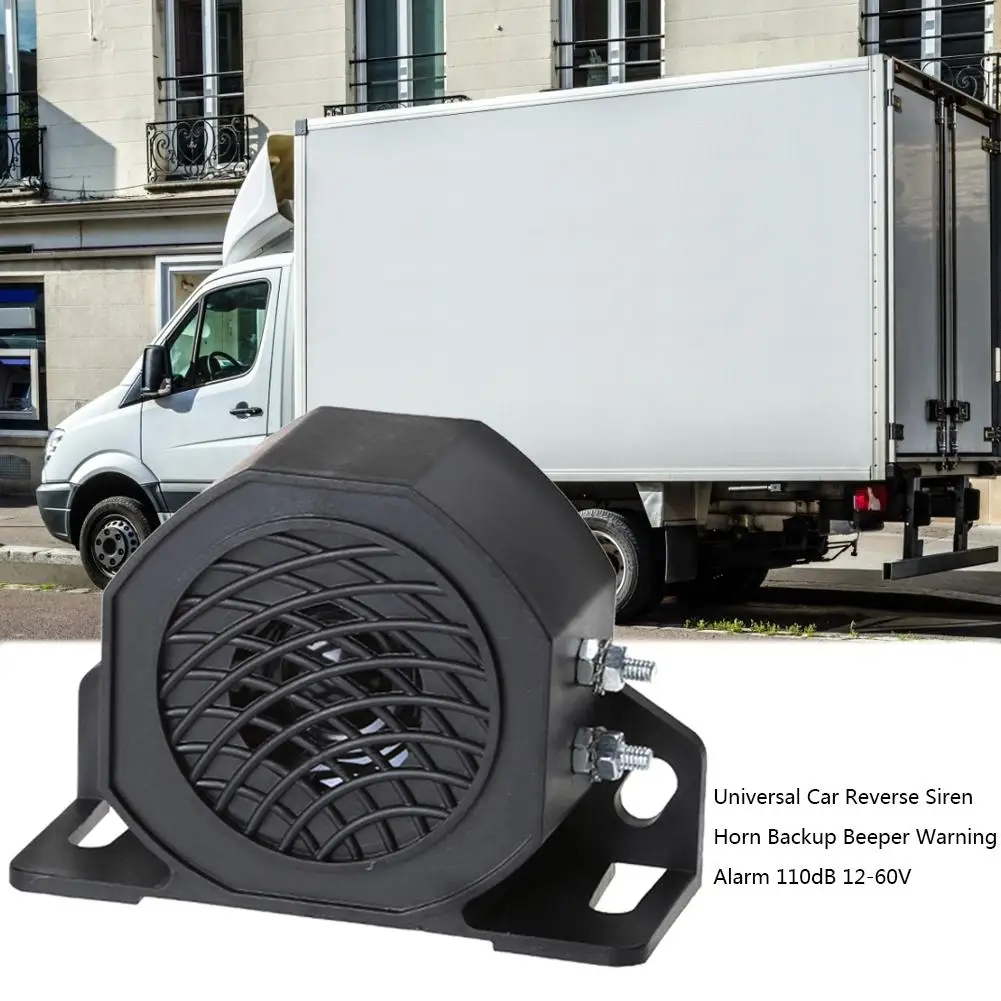 8 Sons 150db 9V - 36V Super Forte Alarme De Recul De Sauvegarde Sirène  Bipeur Buzzer Voiture Camion Klaxon De Recul Avec Lumière Led Clignotante