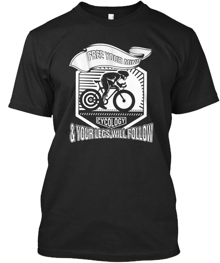 Free Your Mind Legs Will Follow - Cycology T-shirt elegantMen T Shirts Short |