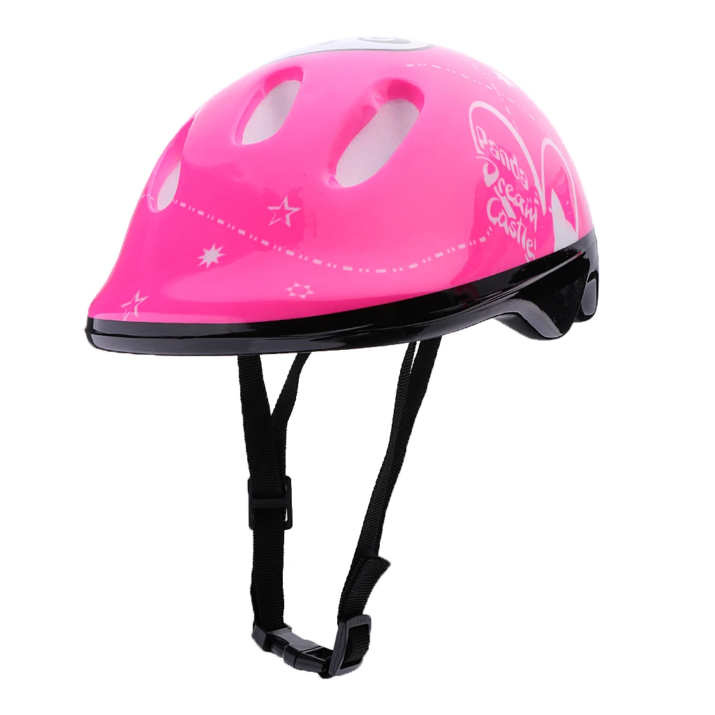 7 Pieces Kid Child Roller Skating Cycling Skateboard Scooter Helmet Knee Elbow Pad Wrist Guard Red/Blue/Pink