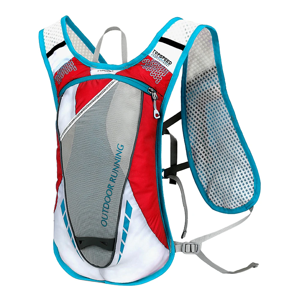 5L Hydration Pack Backpack Ultralight Breathable Hydration Vest Trail For Male Female Sports Outdoors Running Cycling Marathon - Цвет: Red