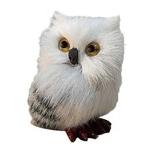 Плюшевая Мягкая Мини Милая Белая сова игрушка для украшения дома креативный Рождественский подарок на год рождественский детский подарок для домашнего декора#40