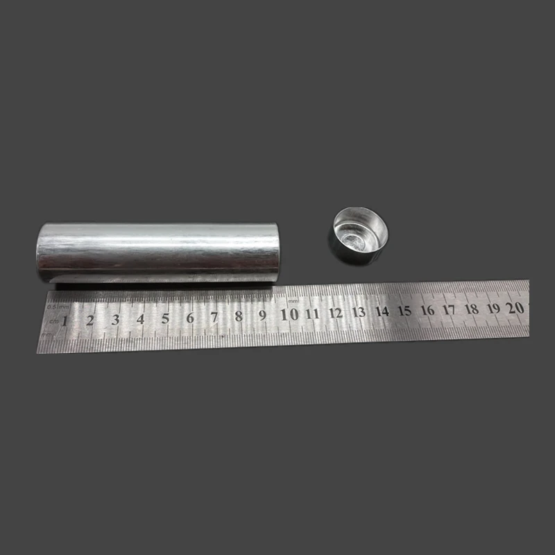 100Pcs 95mm Cans Стоматологический поставляет алюминиевый картридж с губой и гибким акриловым протезом для зубной клиники пункт - Цвет: 100Pcs 95mm Cans