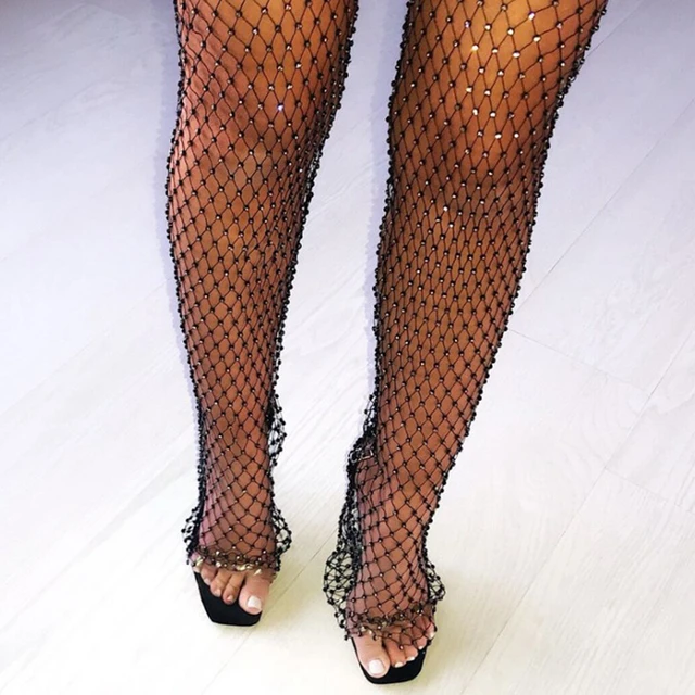 Sexy Summer Pants Crystal, Crystal Fishnet Trousers