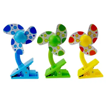 

Cute Portable Baby Cot Crib Clip Fan Stroller Pushchair Safety Clip-on Fan