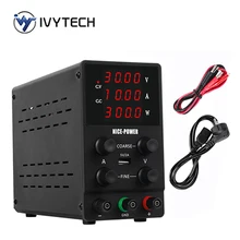 Nova ajustável usb dc laboratório 30v 10a fonte de alimentação regulada 120v3a tensão regulador estabilizador comutação banco fonte