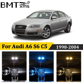 

BMTxms 21Pcs Canbus Car LED Interior Light Kit For Audi A6 S6 RS6 C5 4B Quattro Sedan (1998-2004) Dome Map Light Bulbs